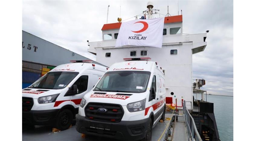 Kızılay’ın Gazze Yardım Gemisi Mısır’a Ulaştı